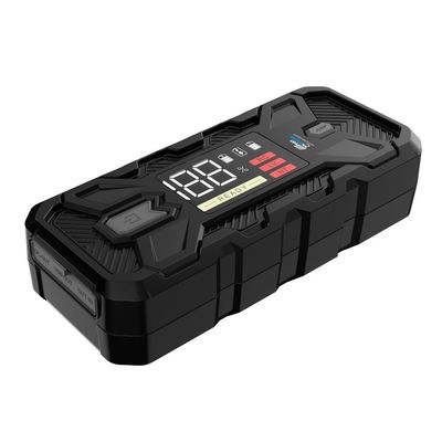 Banco de energia e lanterna LED Green Keeper 2024 3000A 20000mAh High Power Car Jump Starter