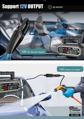 Adequado para veículos e caminhões 12V 24V 4000A Bateria Booster Pack Jump Starter portátil