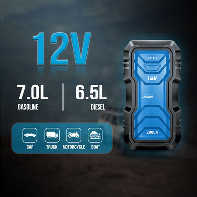 UltraSafe 12V 24V 2000A Fit Jump Starter Power Bank com alta capacidade 16000mAh/59.2Wh