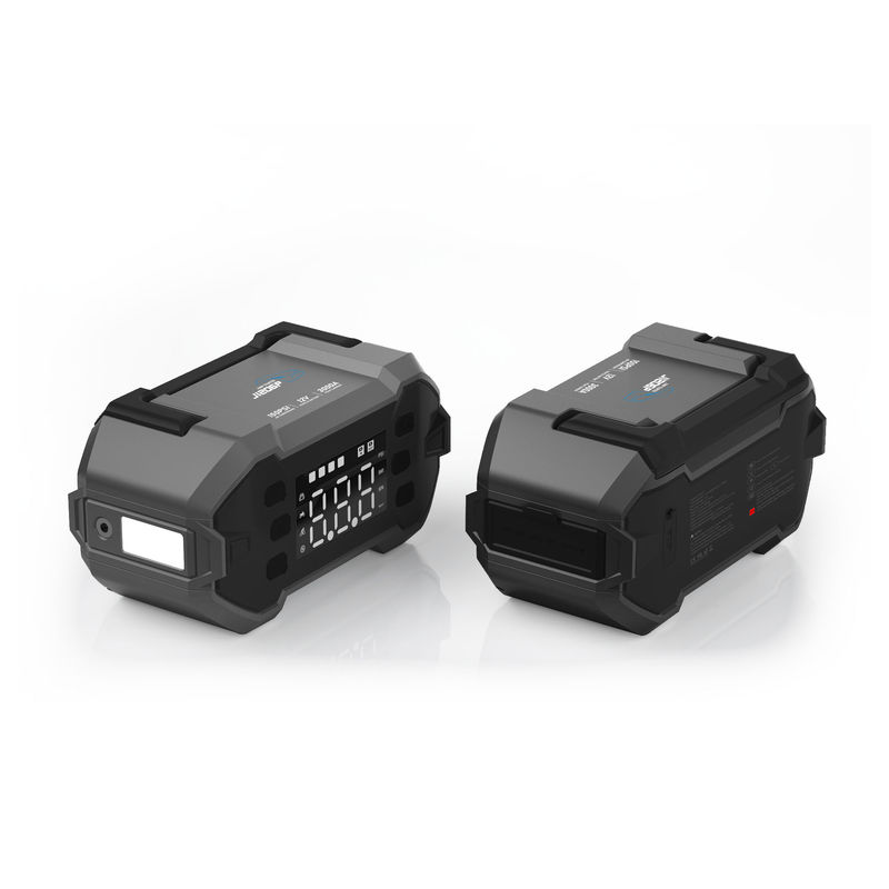 GK-J1206P 3000A Car Portable Jumper Starter Com compressor de ar e QC 18W Tipo-C entrada
